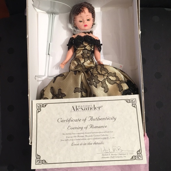 Vintage Madame Alexander Evening of Romance Doll LE - Picture 7 of 8